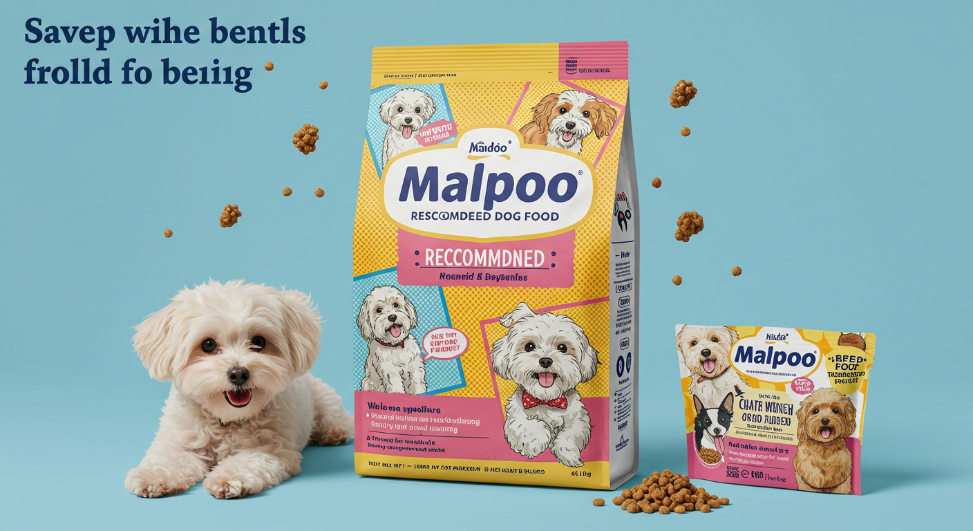 マルプーとドッグフードのイメージ