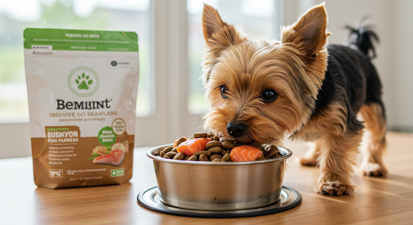 ヨーキーと散歩