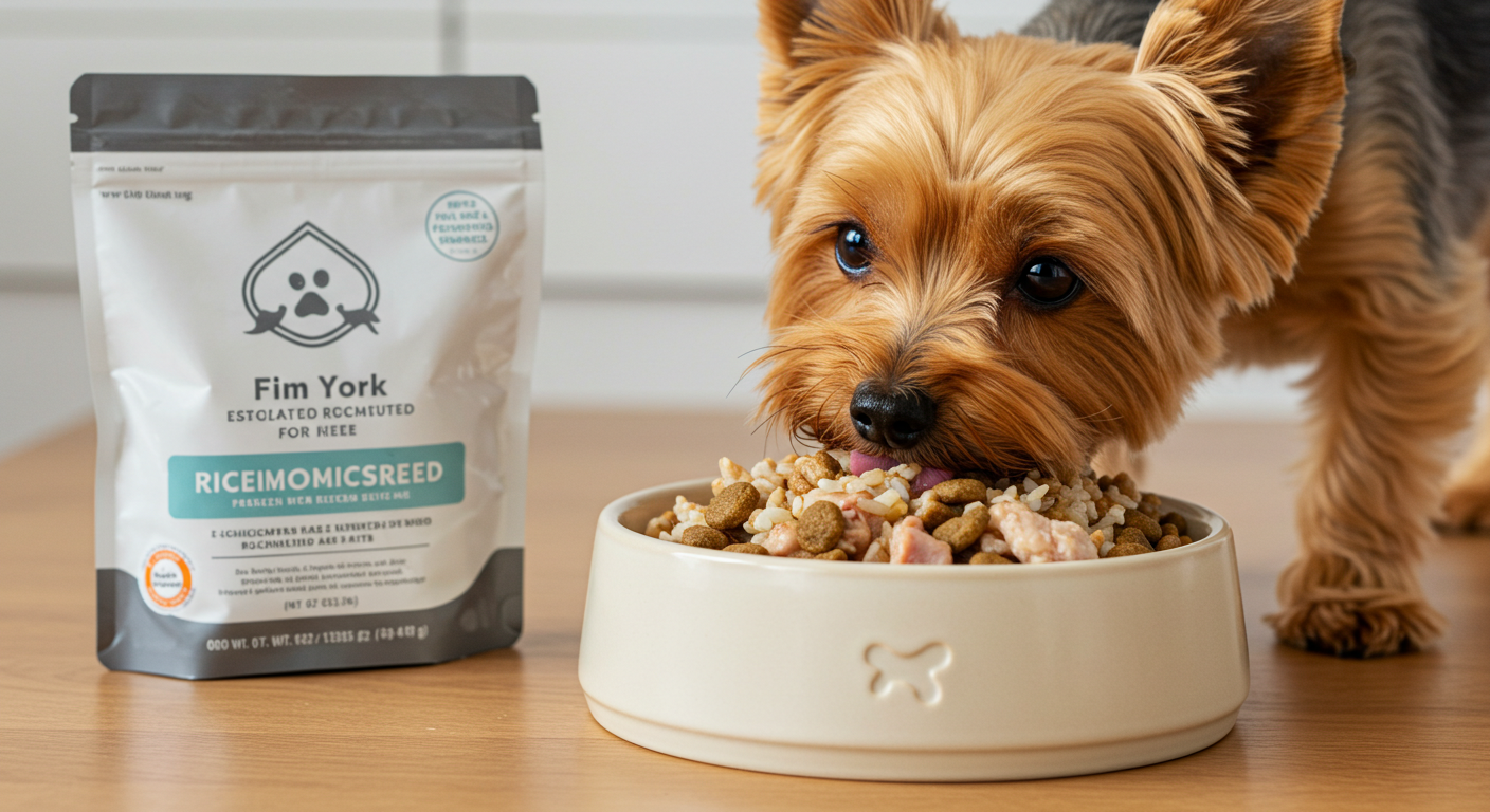 ヨークシャーテリアの食事イメージ